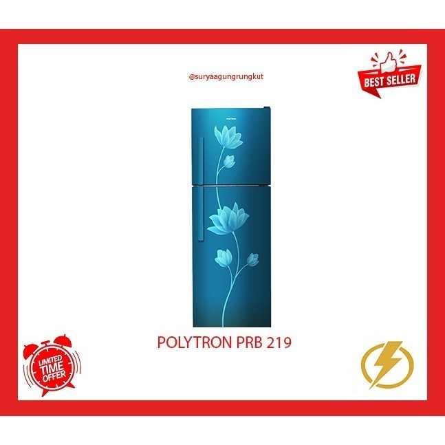 KULKAS POLYTRON 2 PINTU 210 L - PRB 219