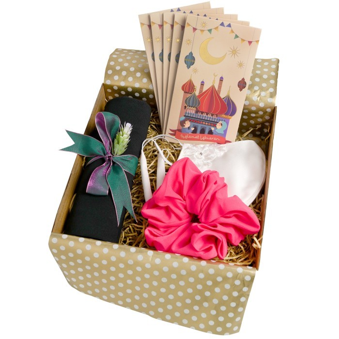 

Parcel LEbaran idul fitri souvenir hampers cantik murah / Scoop Hampers Lebaran / Ramadhan Set Kado A7 Hijab 46311207