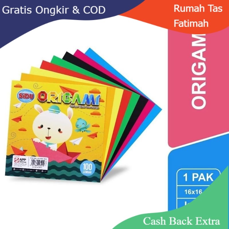 

Promo SIDU KERTAS ORIGAMI 160x160 mm ISI 100 LEMBAR / KERTAS LIPAT SIDU 16x16 cm ISI 100 LEMBAR By Rumah Tas Fatimah