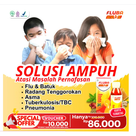 

Fluba Anaba 130ml - Membantu Meredakan Batuk dan Hidung Tersumbat