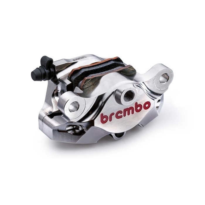 Kaliper Brembo 2 Piston Nickel CNC Billet Chrome Brembo Kaliper 2p Original Italy