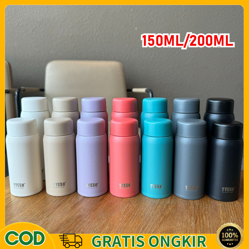 [COD] 150ML/200ML Termos Mini Premium SUS 304 Termos Mini Stainless Steel Tumbler Mini Tumbler Botol