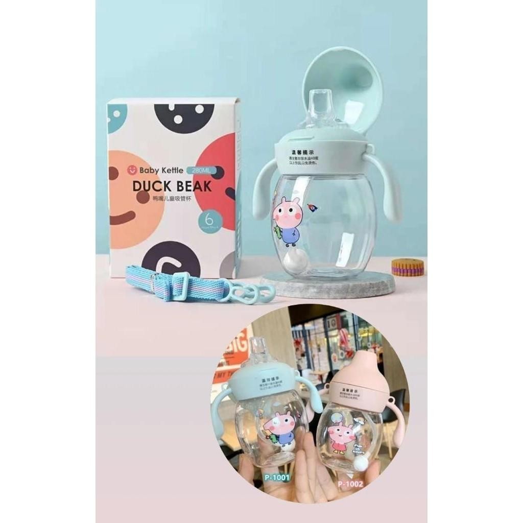 ACEH.NONO 116500 Botol Minum Duck Beak 280ML / Botol Minum BABY Kettle / Baby Kettle Training Cup  B