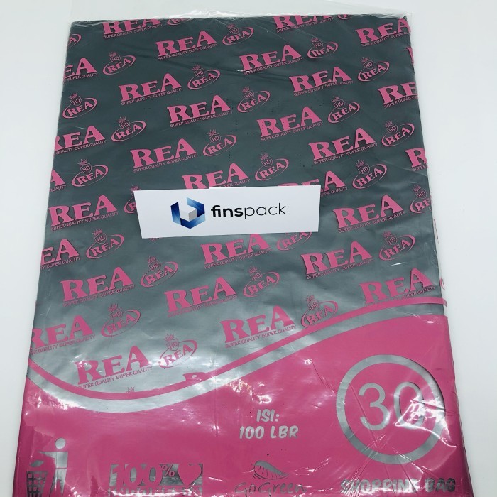 

Kantong Plastik packing online HD silver 30x40 cm merk REA