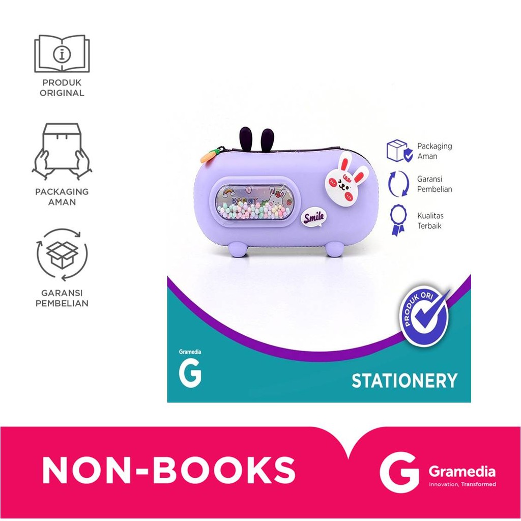 

XLJ Pencase Rabbit Bubble Xlj-38144A