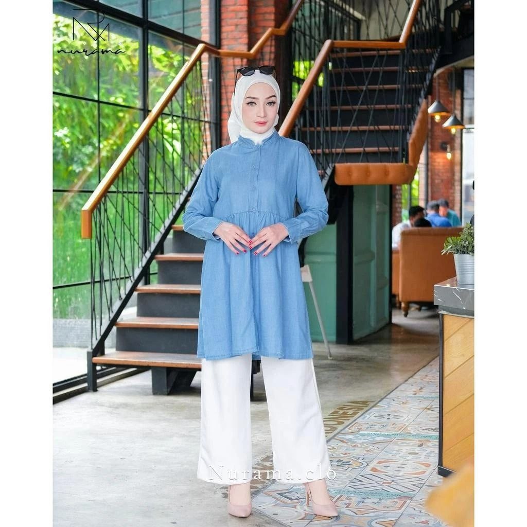 Tunik Atiya Denim by Nurama