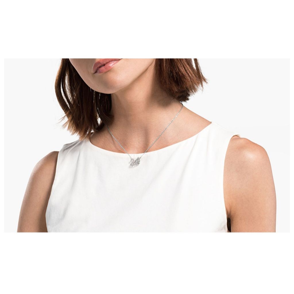 Swarovski original 100% Kalung DANCING SWAN  Hari Jadi kalung titanium wanita aksesoris wanita