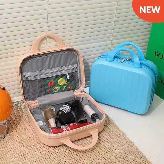 A202 KOPER 14 INCH MINI WANITA BEAUTYCASE TAS MAKE UP PREMIUM
