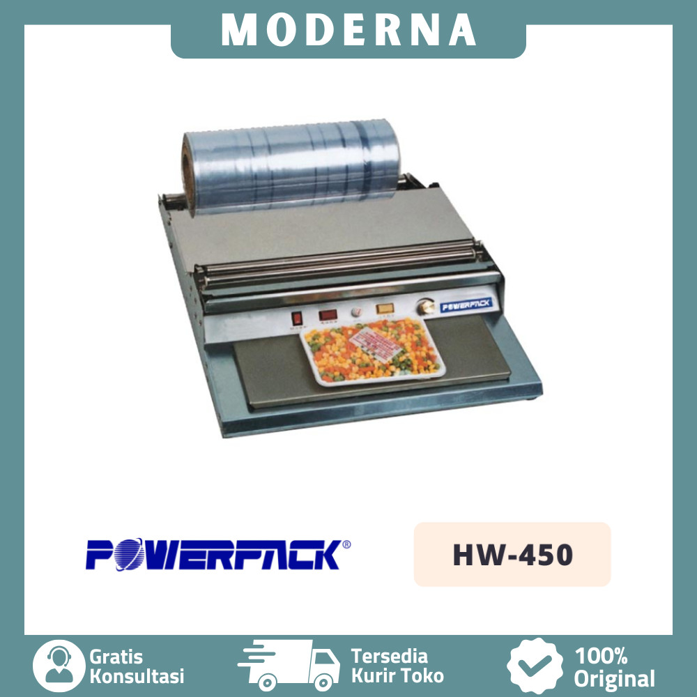 POWERPACK HW-450 HW 450 MESIN PEMBUNGKUS PLASTIK HAND WRAPPING