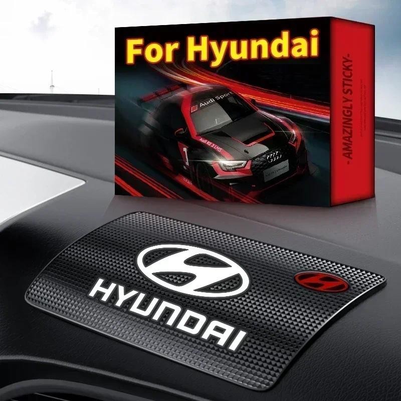 Car Dashboard Anti Slip Mat Car Interior Accessories For Hyundai i10 Elantra Getz Sonata XG Terracan