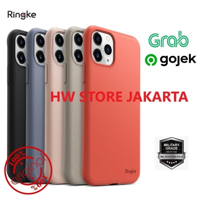 Case iPhone 11 Pro Max / 11 Pro / 11 Ringke Air S Original Soft Casing - 11 Pro Max, Coral / Orange