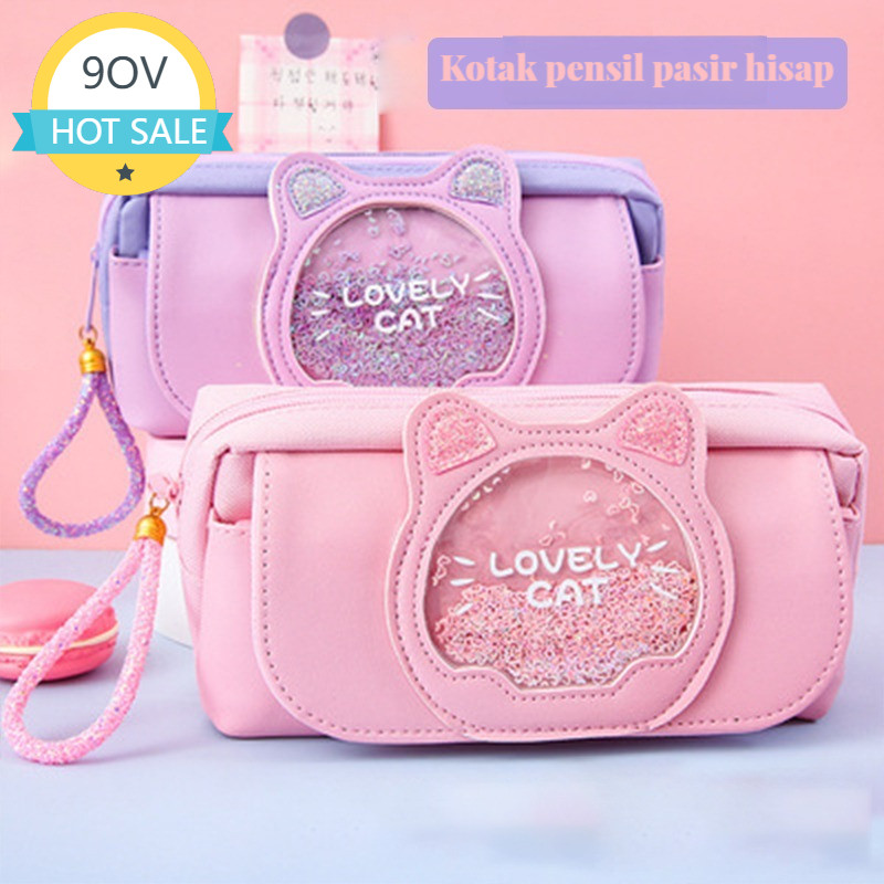 

COD Multifunction Pencil Case Cute Organizer Tempat Pensil Cartoon QuickSand Animal Kotak Tempat Pensil Lucu Kapasitas Besar Kantong Pensilchild anak