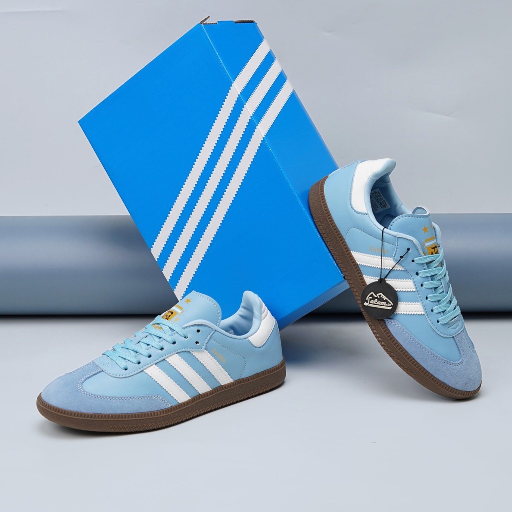 Adidas Samba Team 'Argentina' ( SKU HQ7037) "Unisex" 100%  BNIB ( Salam.co )