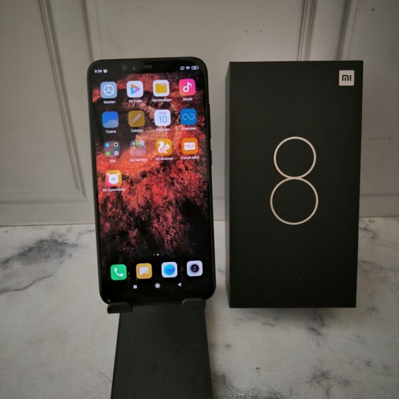 xiaomi mi 8 6/256gb second original