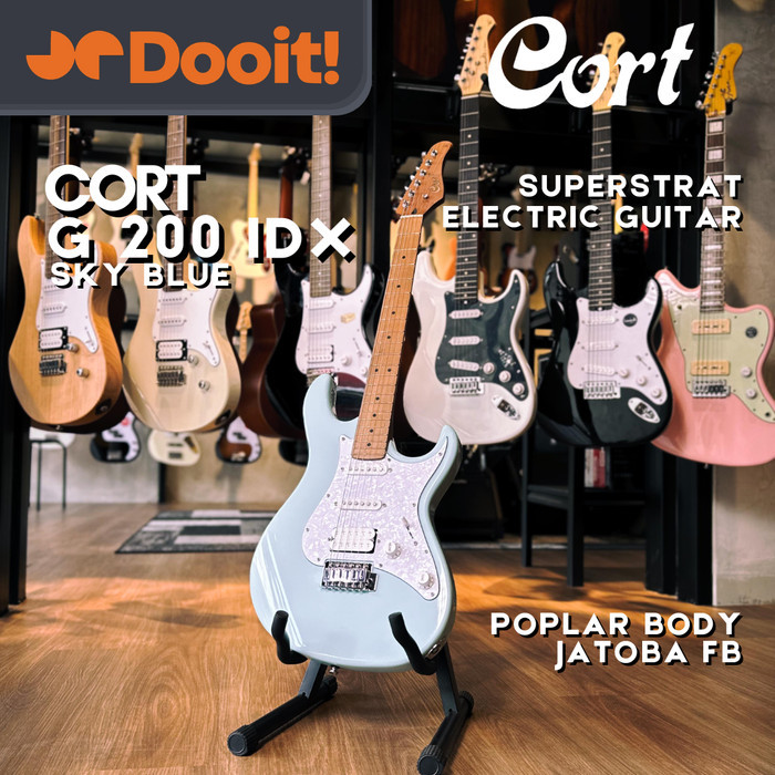 Cort electric guitar / gitar elektrik listrik G 200 Sky Blue