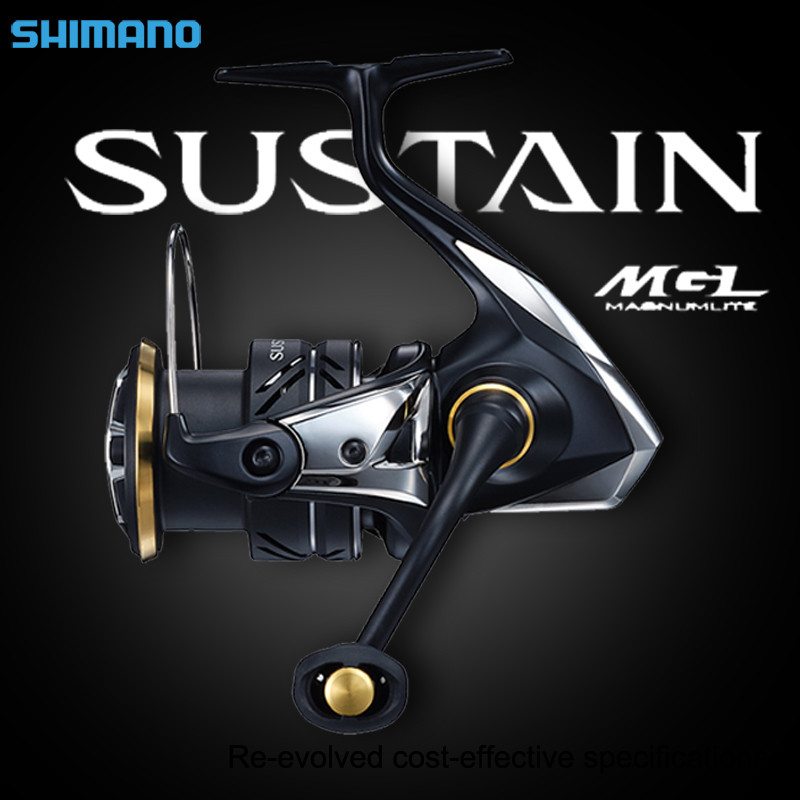 2021 SHIMANO SUSTAIN Spinning Fishing Reels 2500-5000 8+1BB Gear Ratio 5.3-6.4:1 Max Drag 9kg/11kg S