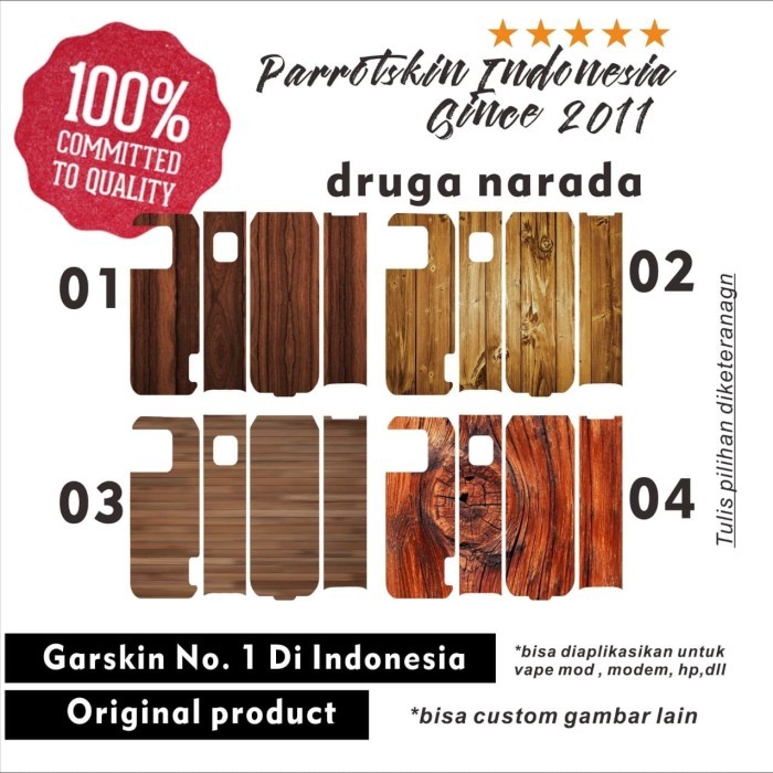 

Garskin skin druga narada wood Edition sticker