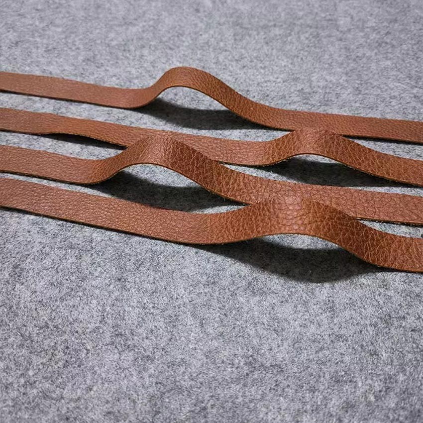 1 Roll Tali Tas Kulit Sintetis Hitam Coklat Leather Sling Bag Strap Lebar 1.5 cm