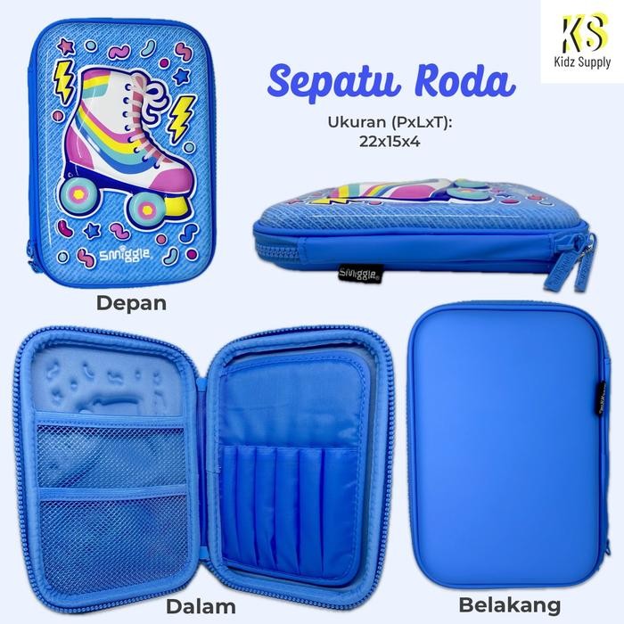 

READY Tempat Pensil Smiggle Tempat Pensil Smiggle Anak Laki Laki Perempuan - Sepatu Roda