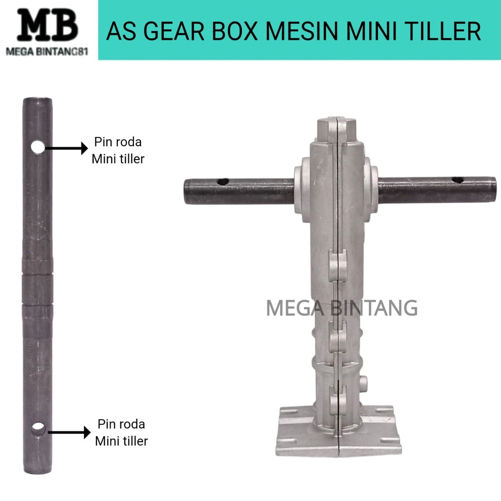 Iron Shaft Gearbox Alat Penggembur Tanah Mesin Potong Rumput Iron Shaft Long Shaft Gearbox