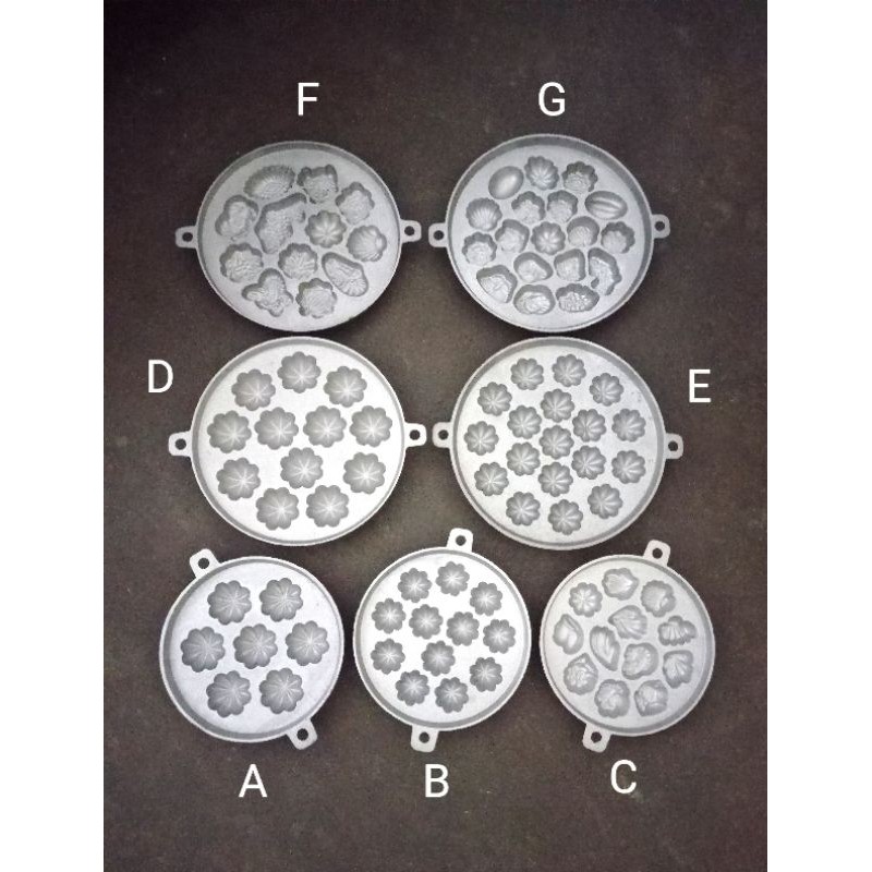 aneka cetakan kue bolu kering campur bolu cermai kue cubit bolu jadul aluminium tebal import