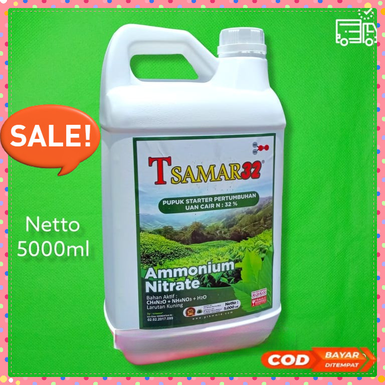 pupuk 5 Liter nitrat Urea Cair Cuan pengganti /penfdamping pupuk tabur tanaman