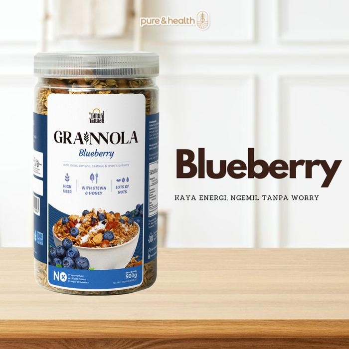 

[[Promo]] Grainnola Berry 500gr - Granola Timur Tengah Oatmeal with Berry and Nuts - 500gr Toples