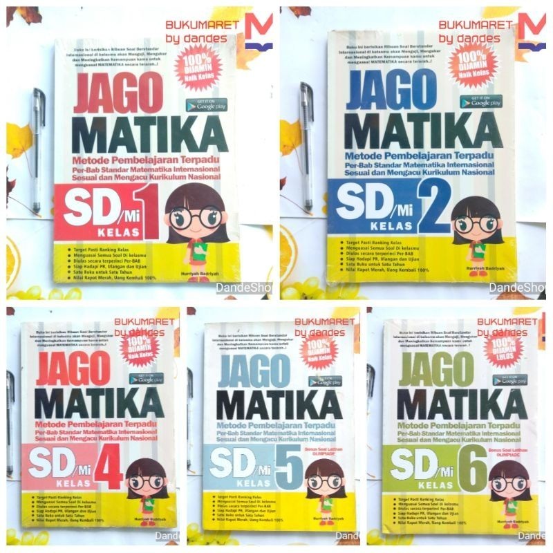 Jago Matematika SD/MI Metode Pembelajaran Terpadu - Buku - Buku Original