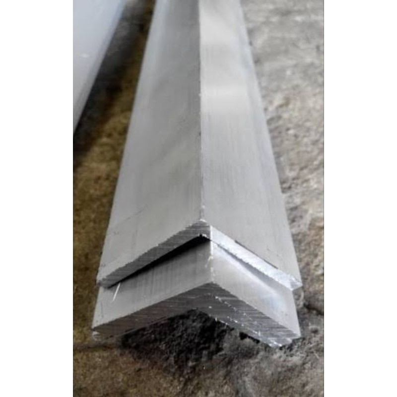 Siku alumunium tebal 4mm x 40mm x 40mm x 1meter