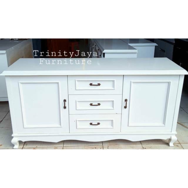 Meja Tv Bufet Tv Kayu Blokteak 160cm