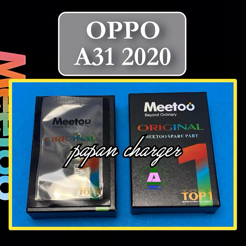 PAPAN CHARGER OPPO A31 2020 ORIGINAL MEETOO