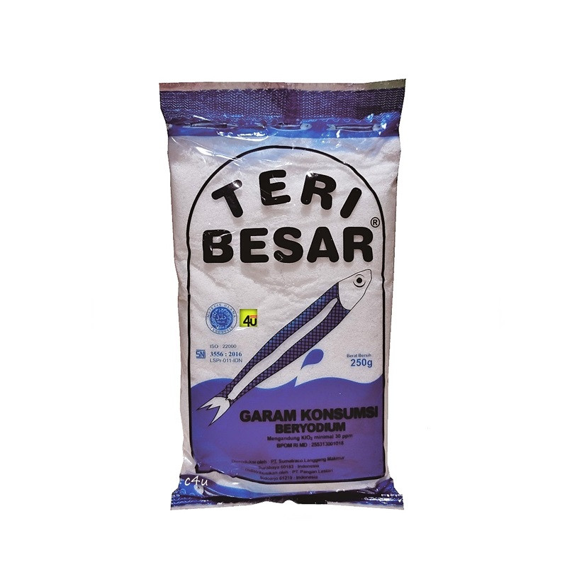 

FINNA Teri Besar - GARAM Konsumsi Beryodium - 250 gr