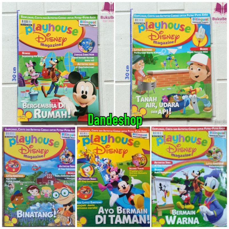 Playhouse Disney Magazine - Majalah Anak Bilingual Indonesia Inggris Bekas