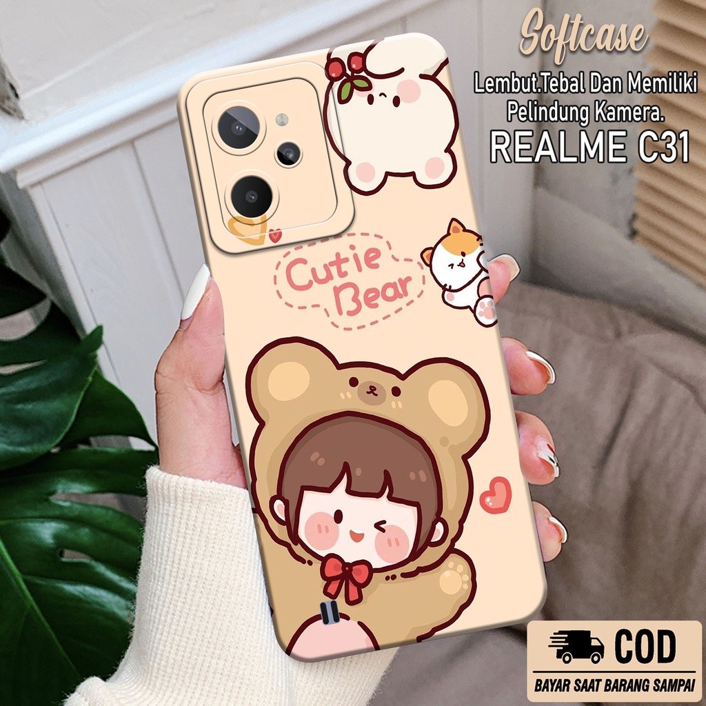 Case Hp REALME C31 - Softcase REALME C31 - Casing REALME C31 - Kesing REALME C31- Silikon REALME C31