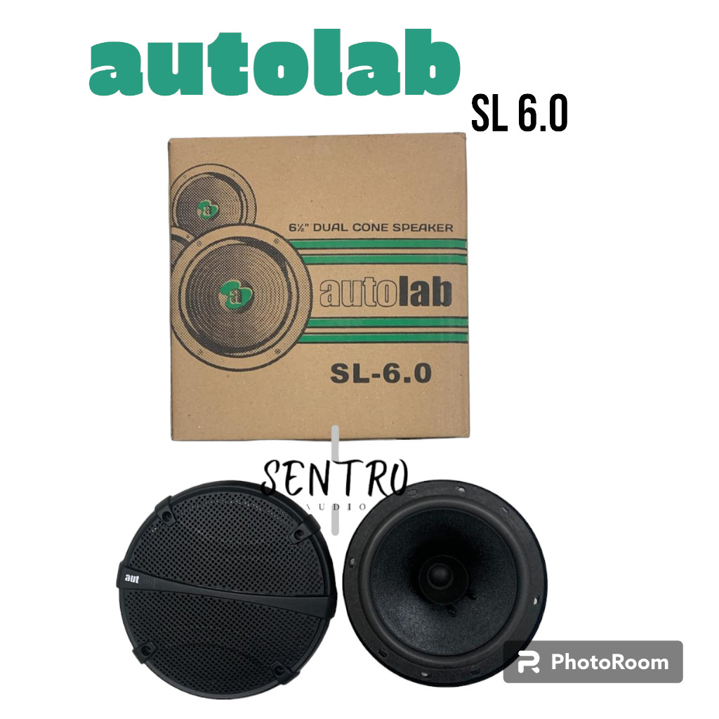 SPEAKER PINTU MOBIL 6 Inch COAXIAL 100 Watt AUTOLAB SL 6.0
