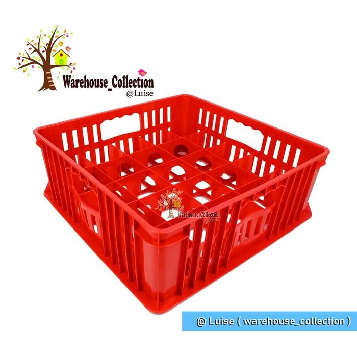 

COD KRAT GELAS PLASTIK ISI 25 HELMUT HYPER WARNA TERLENGKAP / TEMPAT MENYIMPAN GELAS BISA DI TUMPUK krat gelas - MERAH