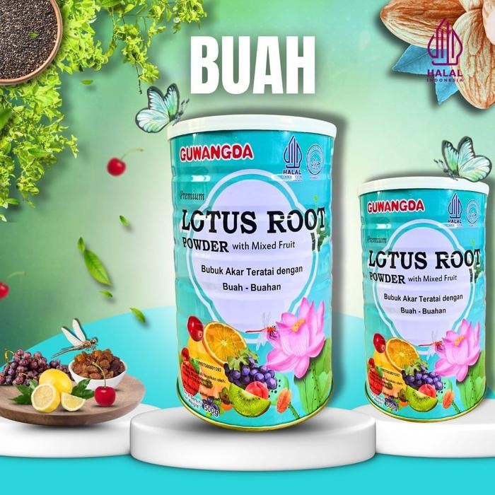 

[ BPOM ] Bubur Instan Teratai / Bubuk Akar Teratai Instan / Lotus Root Powder Oufen 400-500g - EKSTRAK BUAH