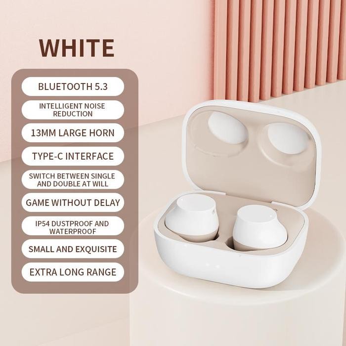 [DingDong] Headset Bluetooth TWS A3900 Earphone V5.2 Wireless Mega Bass Headphones Super Bluetooth 5