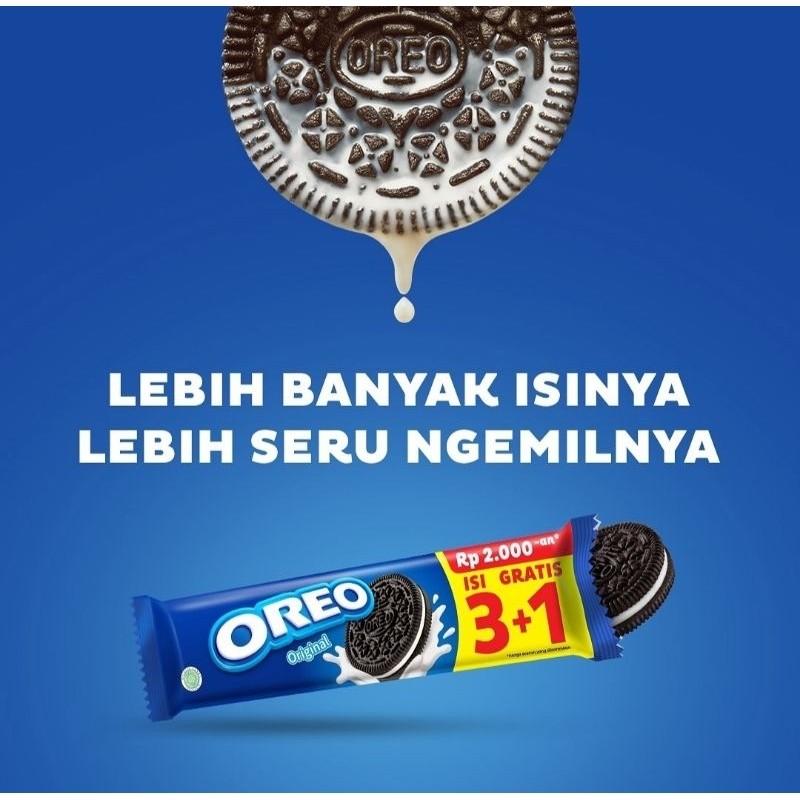 

OREO ORIGINAL 36.8G BISKUIT (3+1 KEPING)