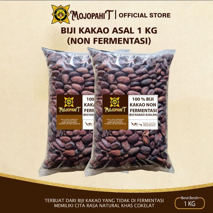 

Cokelat Mojopahit | Biji Kakao Non Fermentasi 1 kg - 1 kg
