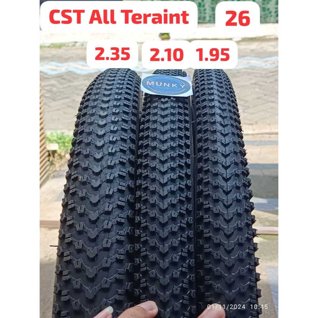 Ban Luar CST All Teraint 26 x 1.95 Non Foldable Sepeda 26x1.95 Semua Produk Dipastikan Original, Gra