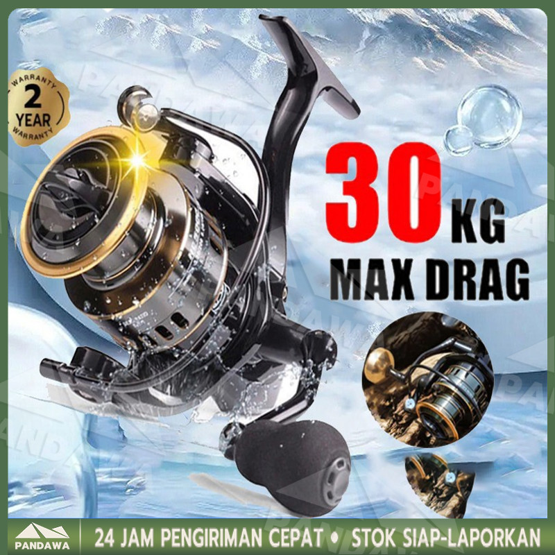 【COD】reel Pancing Asli Besi Fishing Reel 10kg HE1000 - 7000 / Reel Pancing Murah Kuat Power Handle/ 