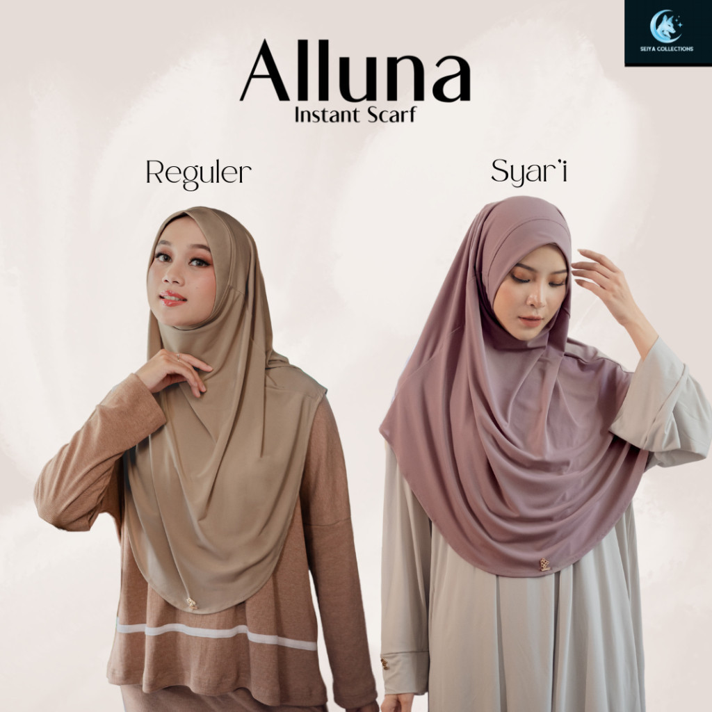 Deyn scarf - Aluna Instant Scarf - Hijab Instan Jersey