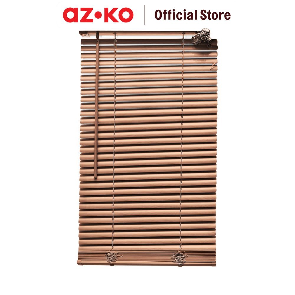 AZKO Forhom 90X180 cm Venetian Blind Aluminium - Gold Tirai Penutup Roll Kerai Hordeng Gulung Pengha