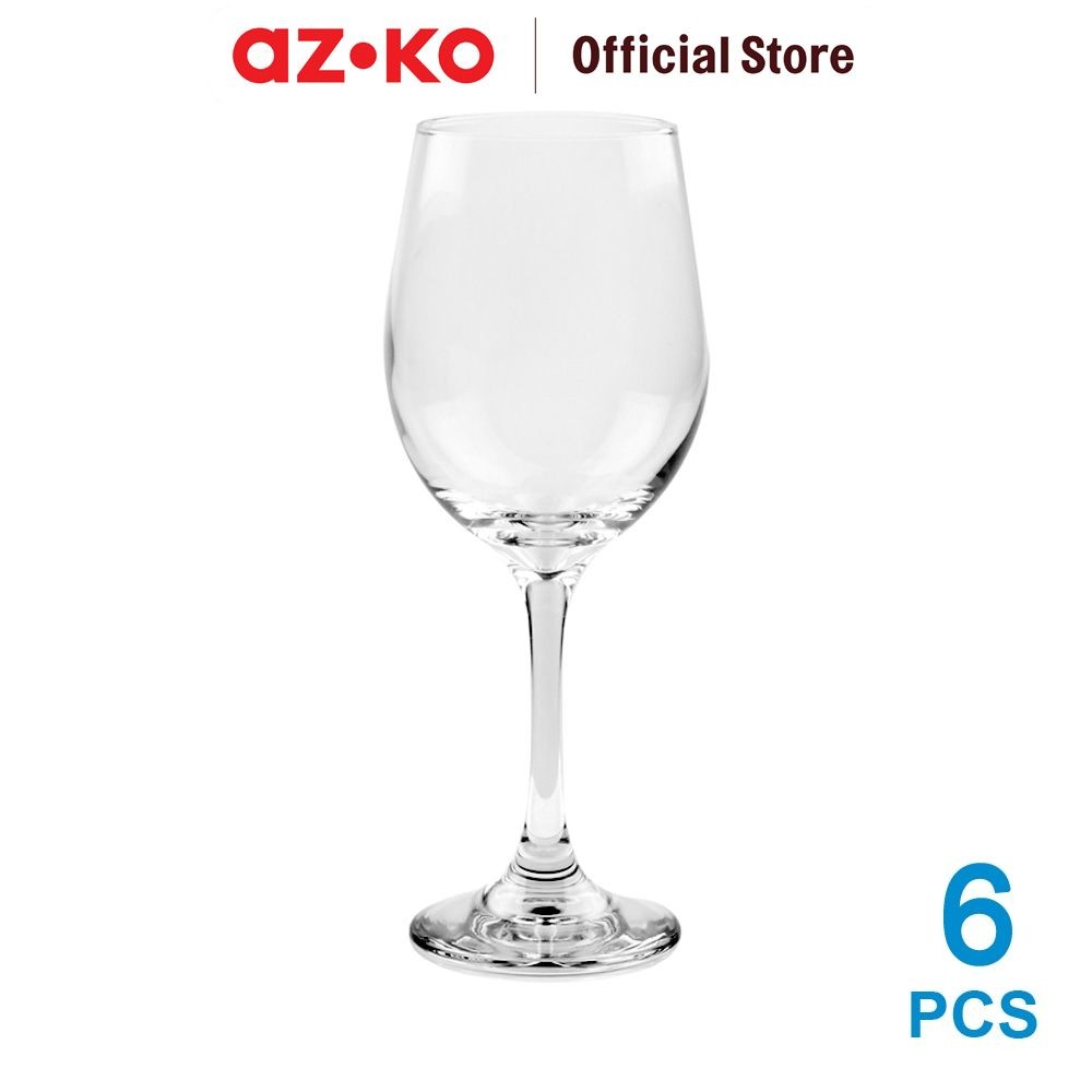 AZKO Libbey 440 Ml Set 6 Pcs Delicate Gelas Wine