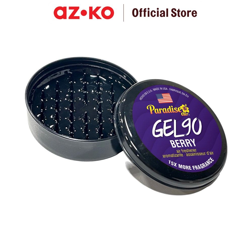 AZKO Paradise Air Berry Pengharum Mobil Slim Gel 90 Pewangi Mobil Kaleng Aksesoris Interior Mobil Ai