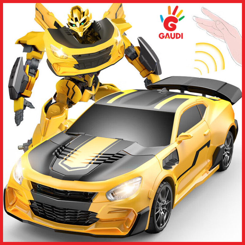tw53qd Gaudi 1:20 Mobil RC Transforming Mobil Remote Control Deformasi Robot Mobil RC Mainan Anak