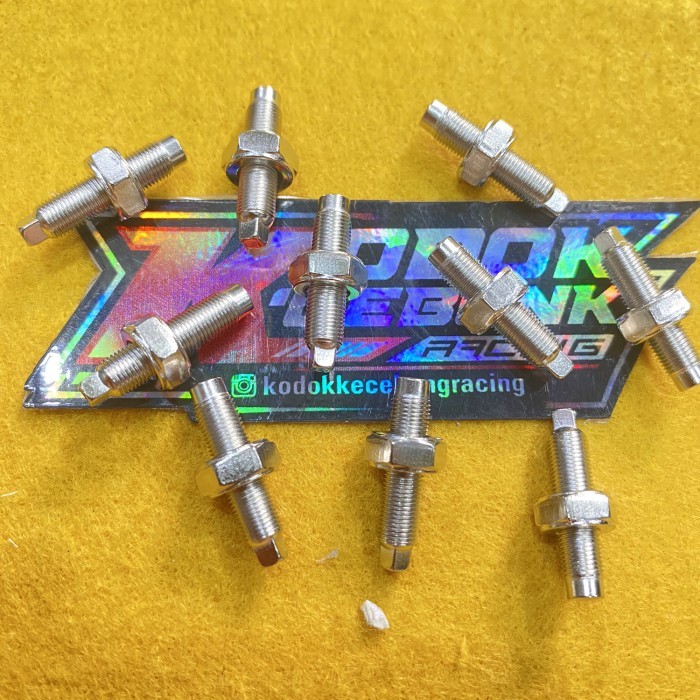 baut setelan klep panjang - sepasang