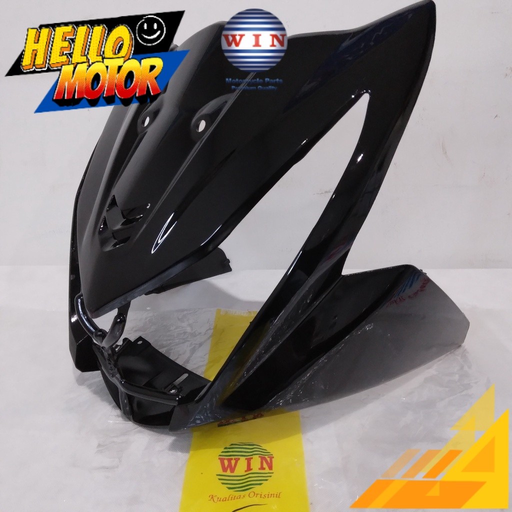 Tameng Depan Beat FI 2012 2013 2014 2015 | front panel WIN | dasi motor honda injeksi original hitam