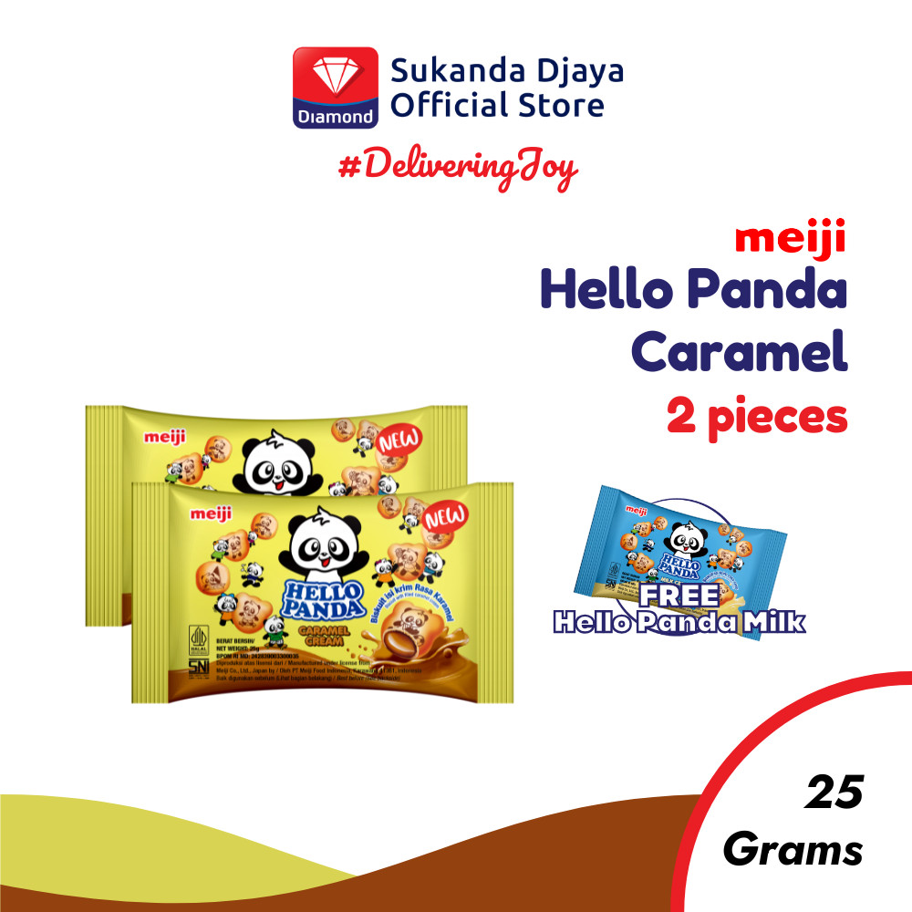 

Buy 2 Meiji Hello Panda Caramel 25 Gr [Free Meiji Hello Panda Milk 25 Gr]